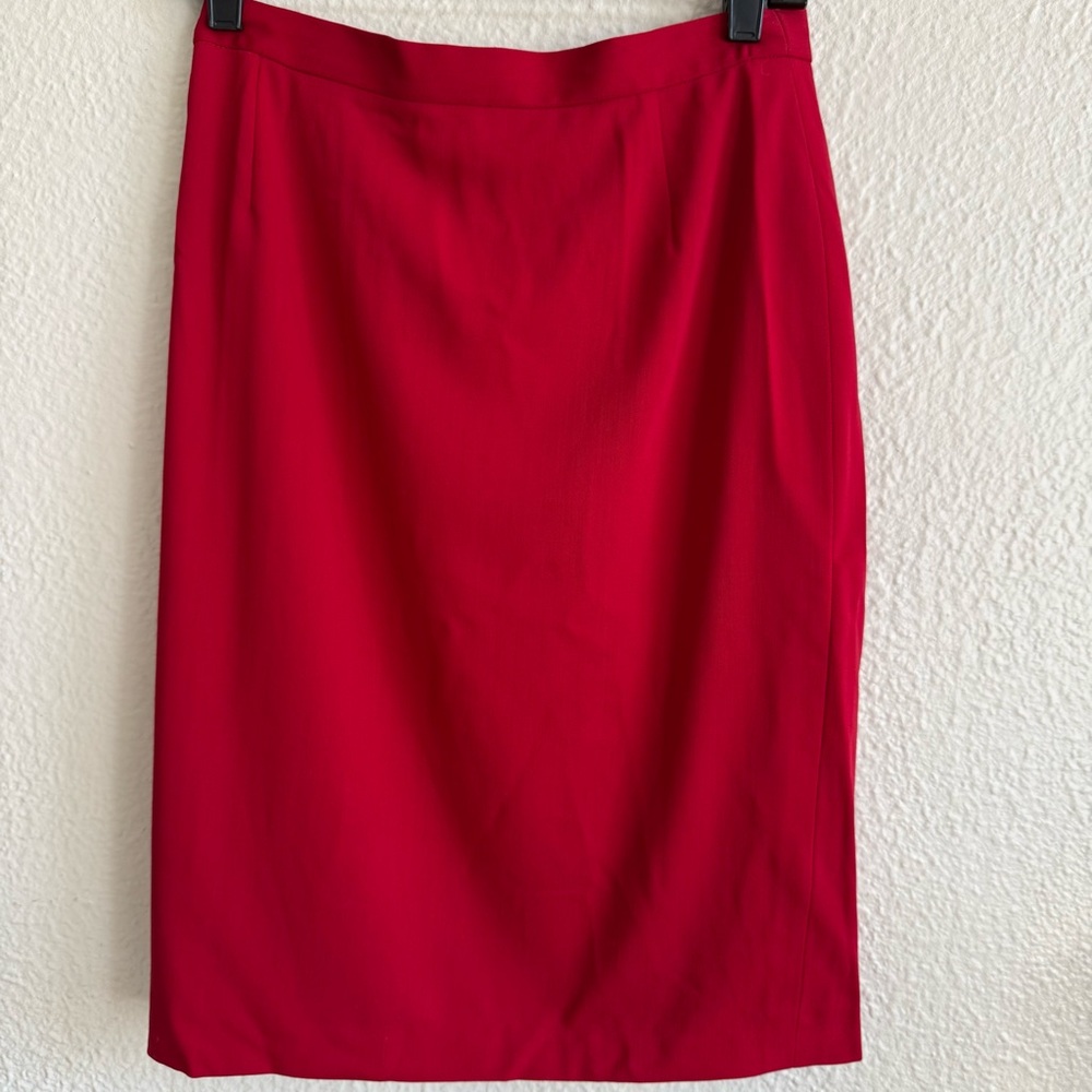 Escada Wool Pencil Skirt